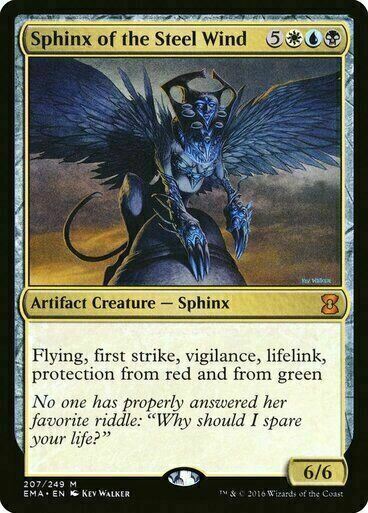 Sphinx of the Steel Wind ~ Eternal Masters [ Excellent ] [ Magic MTG ] - London Magic Traders Limited