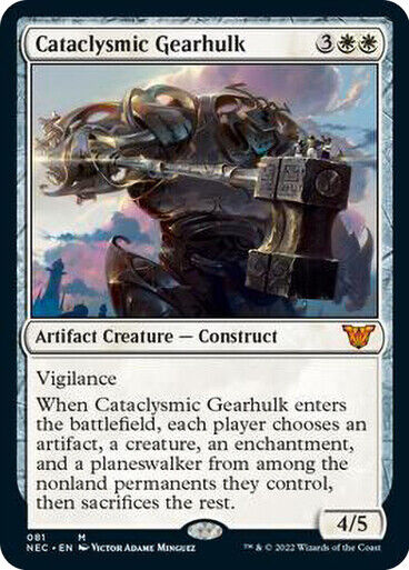 Cataclysmic Gearhulk ~ Commander: Kamigawa: Neon Dynasty [ NearMint ] [ MTG ] - London Magic Traders Limited