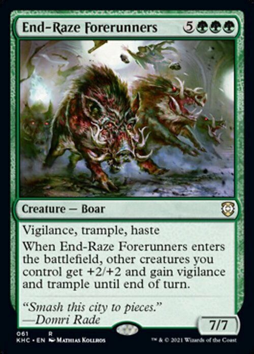 End-Raze Forerunners ~ Commander: Kaldheim [ NearMint ] [ Magic MTG ] - London Magic Traders Limited