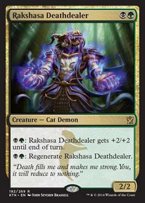 Rakshasa Deathdealer ~ Khans of Tarkir [ Excellent ] [ Magic MTG ] - London Magic Traders Limited