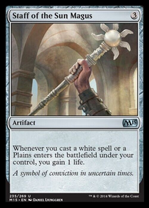 Staff of the Sun Magus ~ Magic 2015 [ Excellent ] [ Magic MTG ] - London Magic Traders Limited