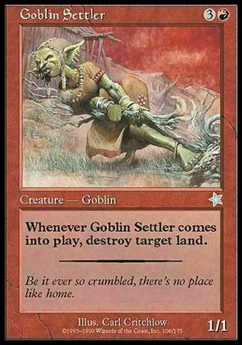 Goblin Settler ~ Starter 1999 [ Excellent+ ] [ Magic MTG ]