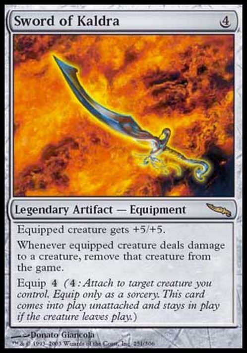Sword of Kaldra ~ Mirrodin [ EX ] [ Magic MTG ]