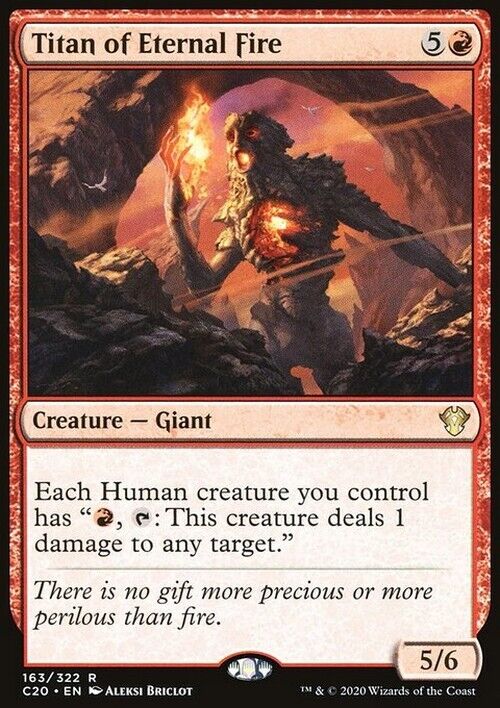 Titan of Eternal Fire ~ Commander: Ikoria [ Excellent ] [ Magic MTG ] - London Magic Traders Limited