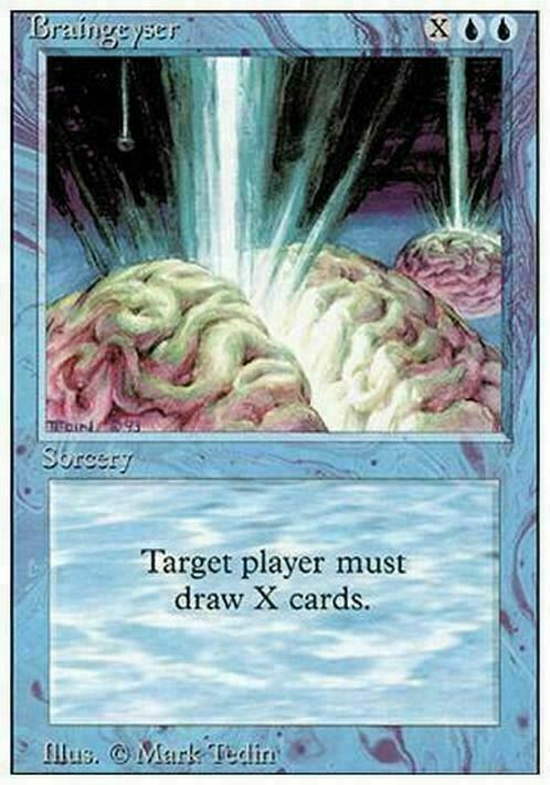 Braingeyser ~ Revised [ MODERATELY PLAYED ] [ Magic MTG ] - London Magic Traders Limited