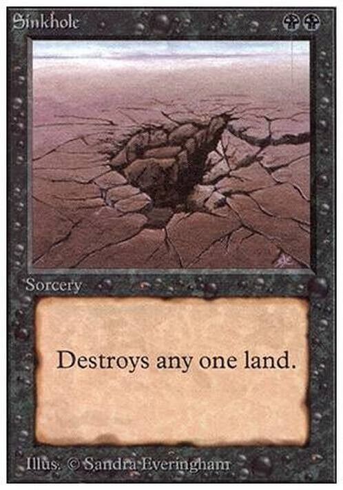 Sinkhole ~ Unlimited [ Excellent ] [ Magic MTG ] - London Magic Traders Limited