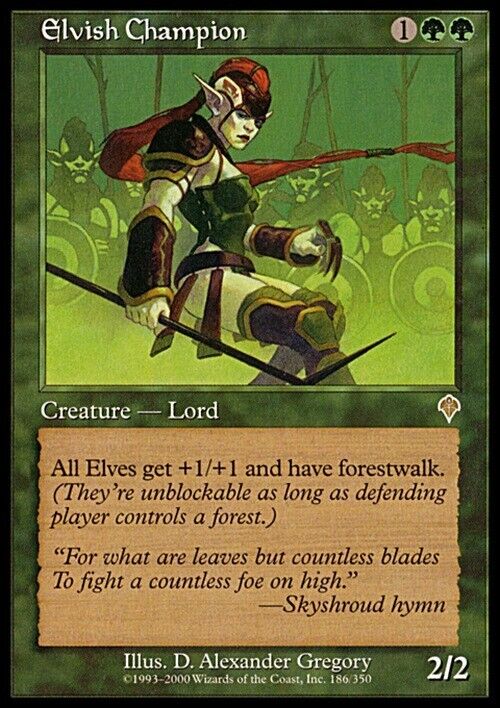 Elvish Champion ~ Invasion [ Excellent ] [ Magic MTG ] - London Magic Traders Limited