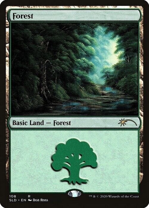Forest #108 ~ Secret Lair [ NearMint ] [ Magic MTG ] - London Magic Traders Limited