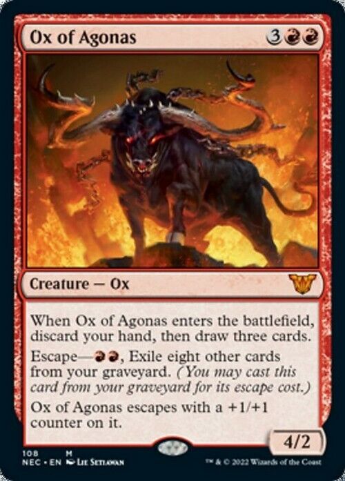 Ox of Agonas ~ Commander: Kamigawa: Neon Dynasty [ NearMint ] [ MTG ] - London Magic Traders Limited