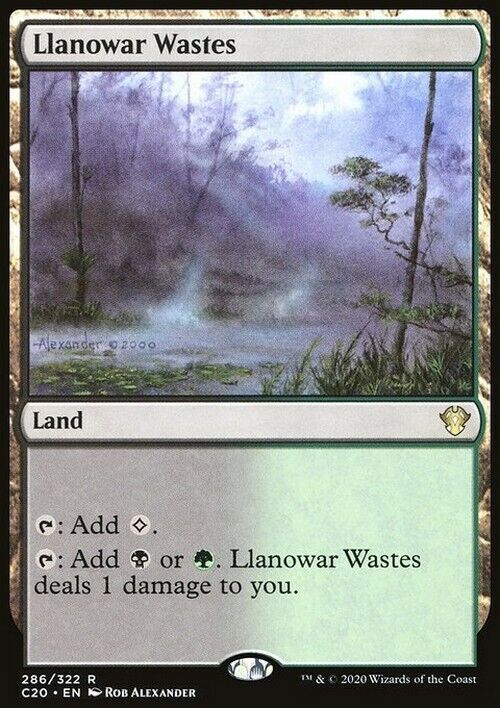 Llanowar Wastes ~ Commander: Ikoria [ NearMint ] [ Magic MTG ] - London Magic Traders Limited