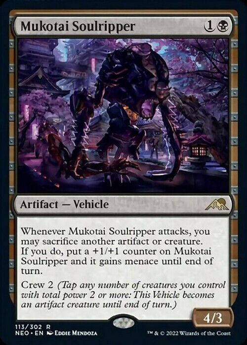 Mukotai Soulripper ~ Kamigawa: Neon Dynasty [ NearMint ] [ Magic MTG ] - London Magic Traders Limited