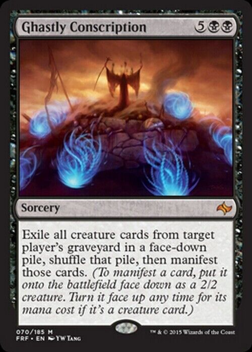 Ghastly Conscription ~ Fate Reforged [ Excellent ] [ Magic MTG ] - London Magic Traders Limited