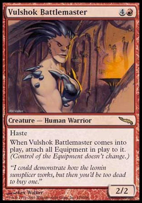 Vulshok Battlemaster ~ Mirrodin [ Excellent ] [ Magic MTG ] - London Magic Traders Limited