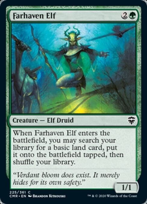 Farhaven Elf ~ Commander Legends [ NearMint ] [ Magic MTG ] - London Magic Traders Limited