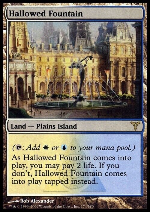 Hallowed Fountain ~ Dissension [ Excellent+ ] [ Magic MTG ] - London Magic Traders Limited