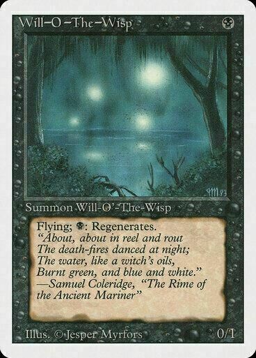 Will-o'-the-Wisp ~ Revised [ MODERATELY PLAYED ] [ Magic MTG ] - London Magic Traders Limited