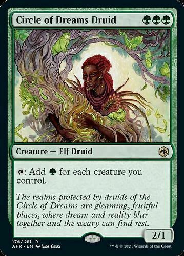 Circle of Dreams Druid ~ Adventures in the Forgotten Realms [ EX ] [ MTG ]