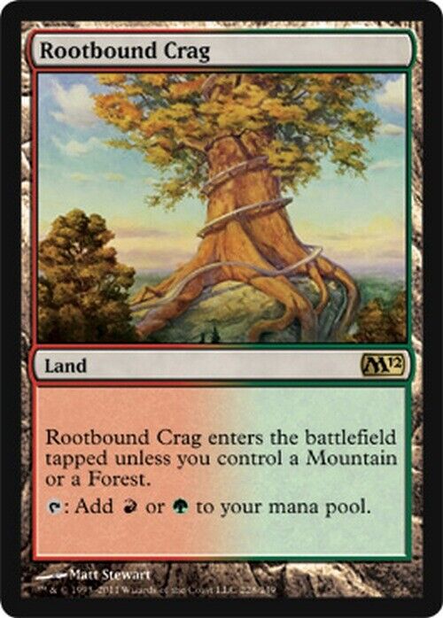 Rootbound Crag ~ Magic 2012 [ Excellent ] [ Magic MTG ] - London Magic Traders Limited