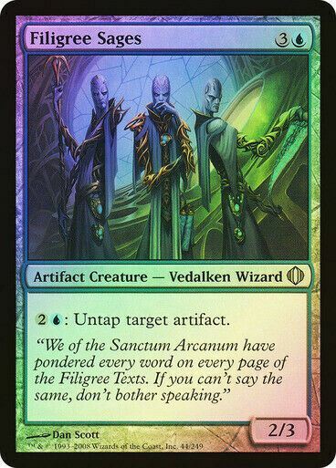 FOIL Filigree Sages ~ Shards of Alara [ Excellent ] [ Magic MTG ] - London Magic Traders Limited