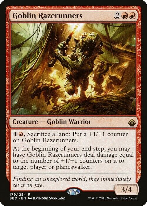 Goblin Razerunners ~ Battlebond [ Excellent ] [ Magic MTG ]