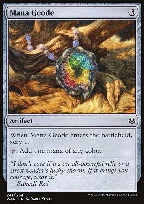 Mana Geode ~ War of the Spark [ Excellent ] [ Magic MTG ] - London Magic Traders Limited