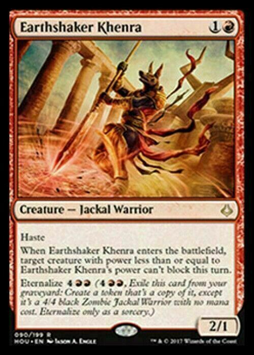 Earthshaker Khenra ~ Hour of Devastation [ Excellent+ ] [ Magic MTG ] - London Magic Traders Limited
