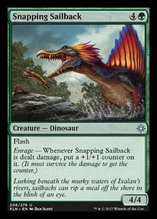 Snapping Sailback ~ Ixalan [ Excellent ] [ Magic MTG ] - London Magic Traders Limited