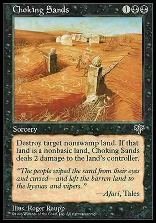 Choking Sands ~ Mirage [ Excellent ] [ Magic MTG ] - London Magic Traders Limited