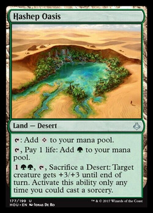 Hashep Oasis ~ Hour of Devastation [ Excellent ] [ Magic MTG ] - London Magic Traders Limited