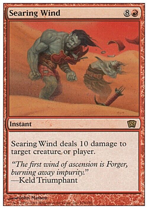 Searing Wind ~ Eighth Edition [ Excellent ] [ Magic MTG ] - London Magic Traders Limited