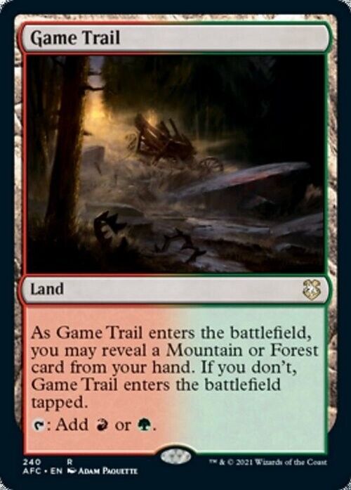Game Trail ~ Commander: Adventures in the Forgotten Realms [ NM ] [ MTG ]
