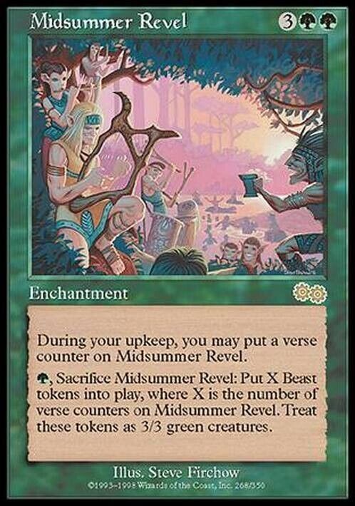 Midsummer Revel ~ Urza's Saga [ Excellent ] [ Magic MTG ] - London Magic Traders Limited