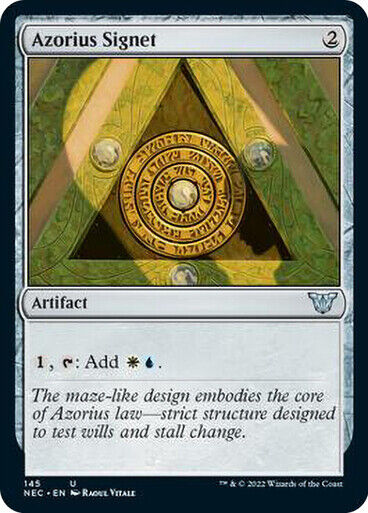 Azorius Signet ~ Commander: Kamigawa: Neon Dynasty [ NearMint ] [ MTG ] - London Magic Traders Limited