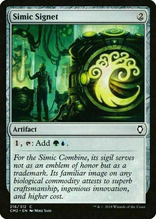 Simic Signet (Version 2) ~ Commander Anthology 2018 [ NearMint ] [ Magic MTG ] - London Magic Traders Limited