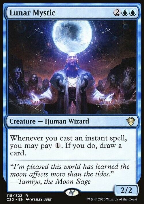 Lunar Mystic ~ Commander: Ikoria [ Excellent ] [ Magic MTG ] - London Magic Traders Limited