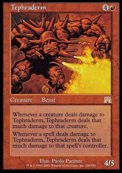 Tephraderm ~ Onslaught [ Excellent ] [ Magic MTG ] - London Magic Traders Limited