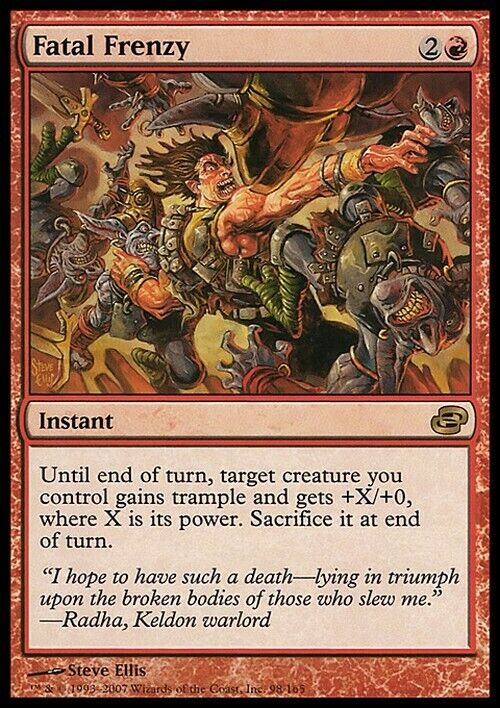 Fatal Frenzy ~ Planar Chaos [ Excellent ] [ Magic MTG ] - London Magic Traders Limited