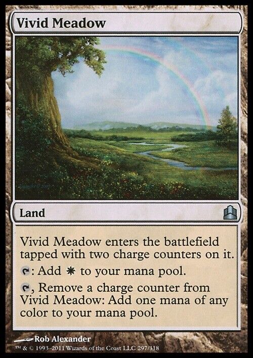 Vivid Meadow ~ Commander 2011 [ Excellent ] [ Magic MTG ] - London Magic Traders Limited