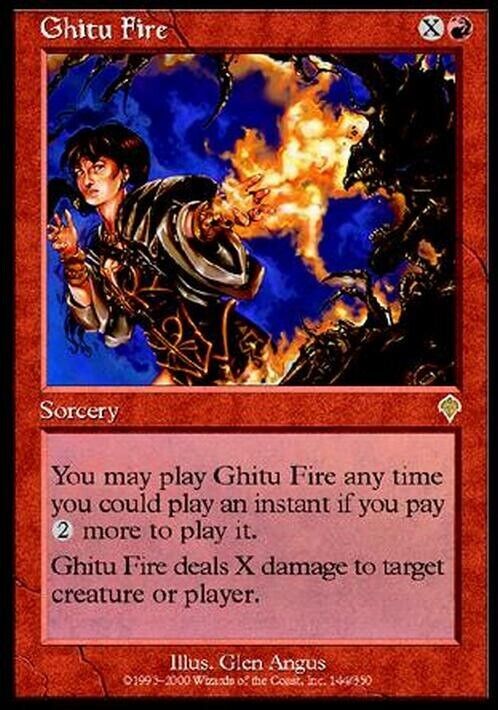 Ghitu Fire ~ Invasion [ Excellent ] [ Magic MTG ] - London Magic Traders Limited