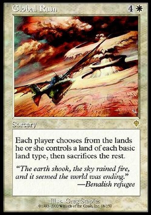 Global Ruin ~ Invasion [ MODERATELY PLAYED ] [ Magic MTG ] - London Magic Traders Limited