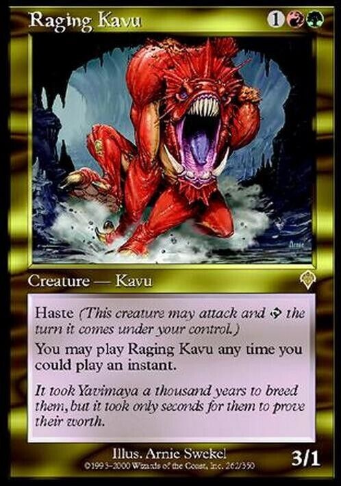 Raging Kavu ~ Invasion [ Excellent ] [ Magic MTG ] - London Magic Traders Limited