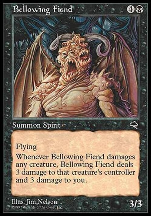 Bellowing Fiend ~ Tempest [ Excellent ] [ Magic MTG ] - London Magic Traders Limited