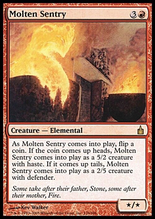 Molten Sentry ~ Ravnica: City of Guilds [ Excellent ] [ Magic MTG ] - London Magic Traders Limited