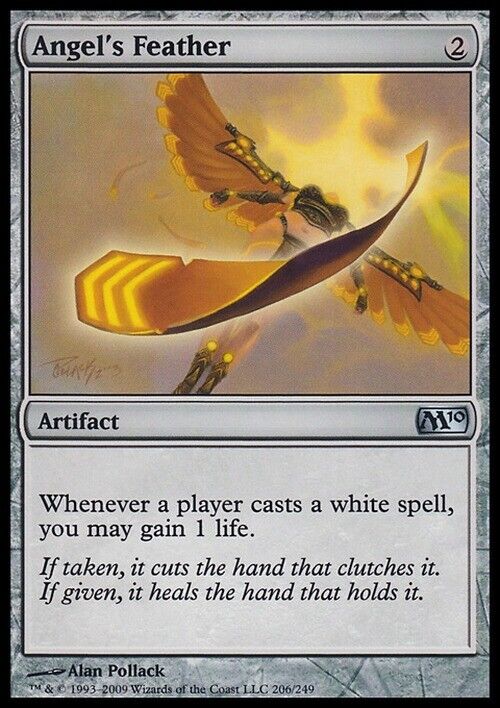 Angel's Feather ~ Magic 2010 [ Excellent ] [ Magic MTG ] - London Magic Traders Limited