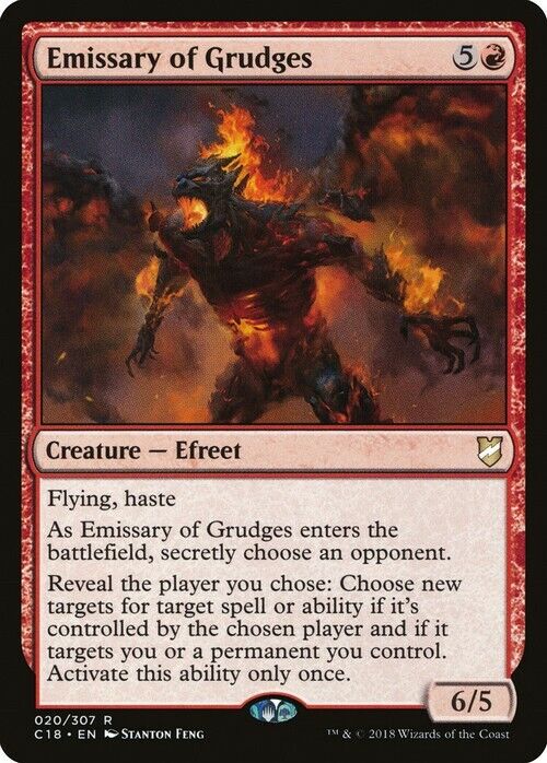 Emissary of Grudges ~ Commander 2018 [ Excellent ] [ Magic MTG ] - London Magic Traders Limited