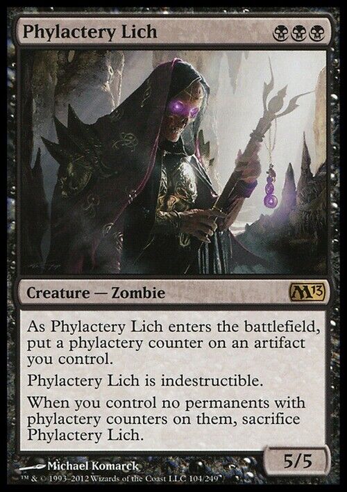 Phylactery Lich ~ Magic 2013 [ Excellent ] [ Magic MTG ] - London Magic Traders Limited
