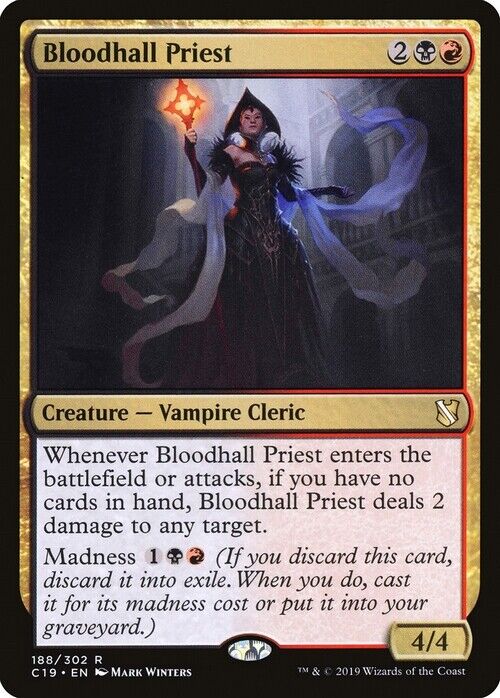 Bloodhall Priest ~ Commander 2019 [ Excellent ] [ Magic MTG ] - London Magic Traders Limited