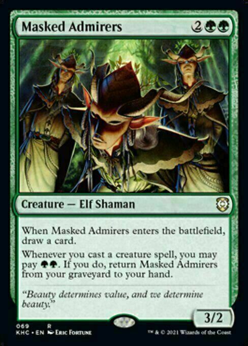Masked Admirers ~ Commander: Kaldheim [ NearMint ] [ Magic MTG ] - London Magic Traders Limited