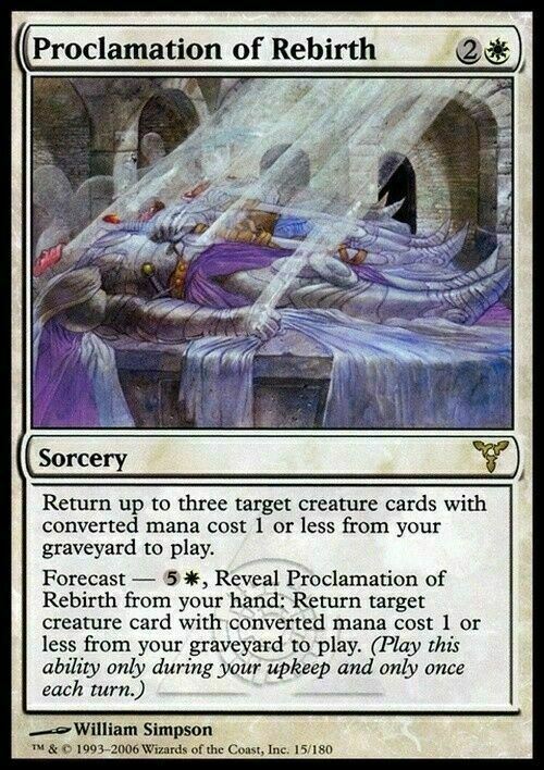 Proclamation of Rebirth ~ Dissension [ Excellent ] [ Magic MTG ] - London Magic Traders Limited