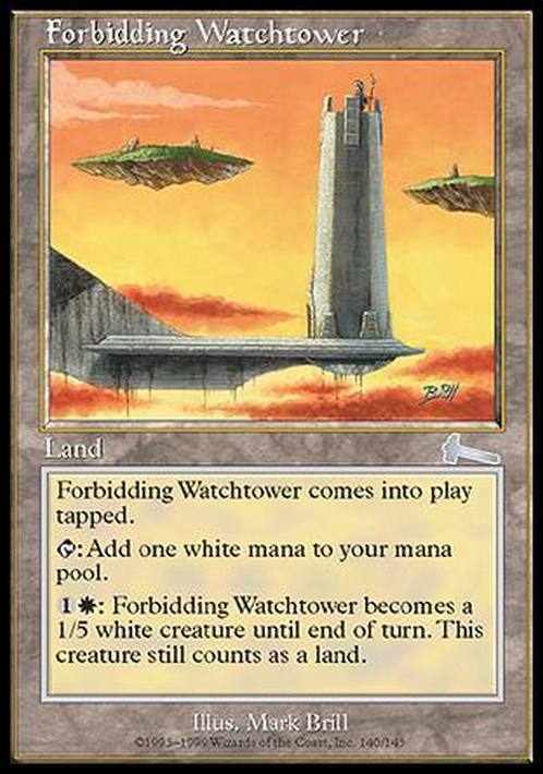 Forbidding Watchtower ~ Urza's Legacy [ Excellent ] [ Magic MTG ] - London Magic Traders Limited